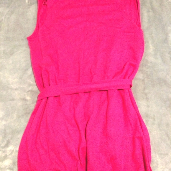 Fuschia Cardigan Sweater Vest - Picture 2 of 3